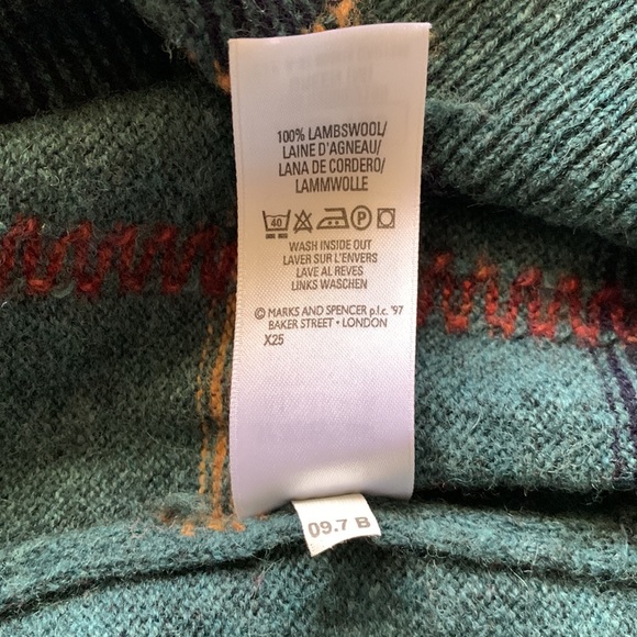 VINTAGE ST. MICHAEL FROM MARKS AND SPENCER LAMBSWOOL MEN’S SWEATER SIZE … - Picture 9 of 11